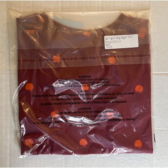 Cat & Jack Red Apple Tee - Picture 9 of 9
